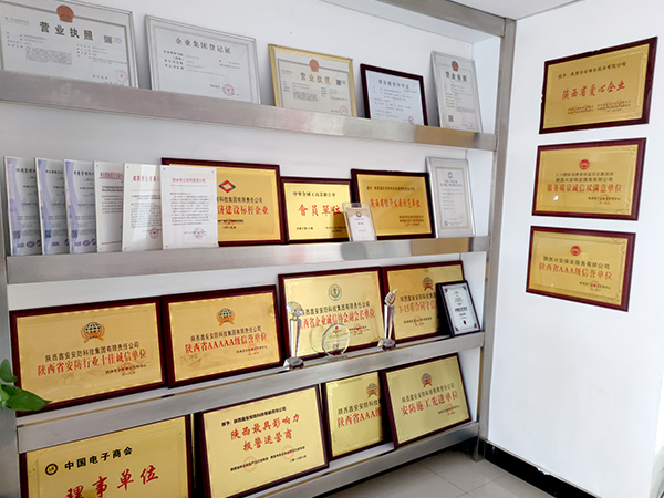 鑫安榮譽展示
