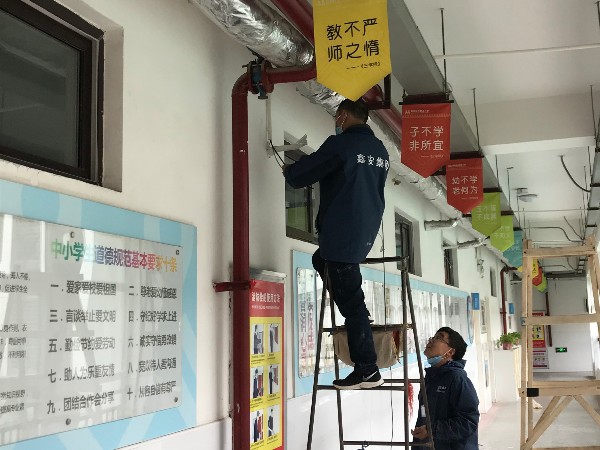 為了保護(hù)祖國的花朵，校園視頻監(jiān)控系統(tǒng)安裝刻不容緩